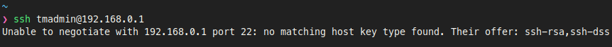 SSH failing to connect to a server
